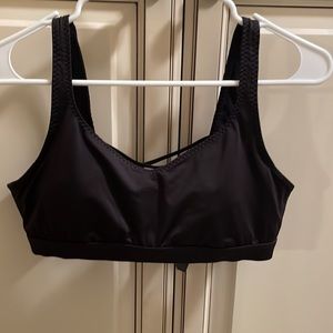 Large Victoria Sport Black Sports Bra